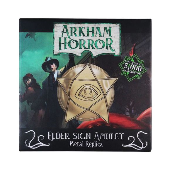 Arkham Horror Limited Edition Replica Elder Sign Amulet Medallion - Picture 2 of 7